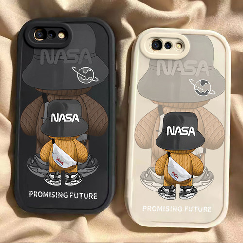 背影潮熊oppor11手机壳r11splus男女新款硅胶软壳r11plus全包镜头r11s防摔套潮款