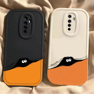 opporenoace手机壳oppo renoAce1硅胶保护套PCLM10男生女款Ace1代躲猫猫煤球ace一代全包防摔硅胶软壳潮外壳