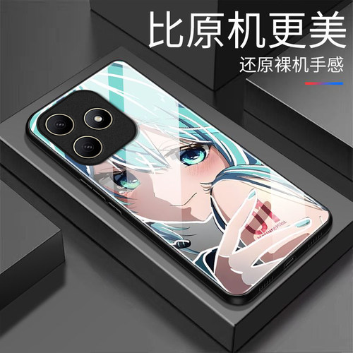 初音未来适用华为WIKOHi畅享80s手机壳畅享70/60pro新款智选 hinova12se/11se玻璃nova10/9鼎桥p50/m40/n8pro