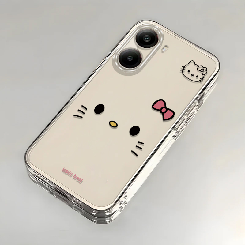 可爱kt猫适用红米Turbo4Pro手机壳新款25053RT47C防摔镜头全包男女挂绳创意透明保护套高级时尚软壳个性情侣