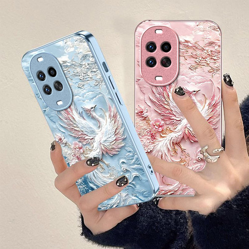 鎏金凤凰适用华为nova15Ultra手机壳nova14pro/nova12ultra硬13/10pro新款nova9/8se玻璃nova7/6/4防摔nov5i