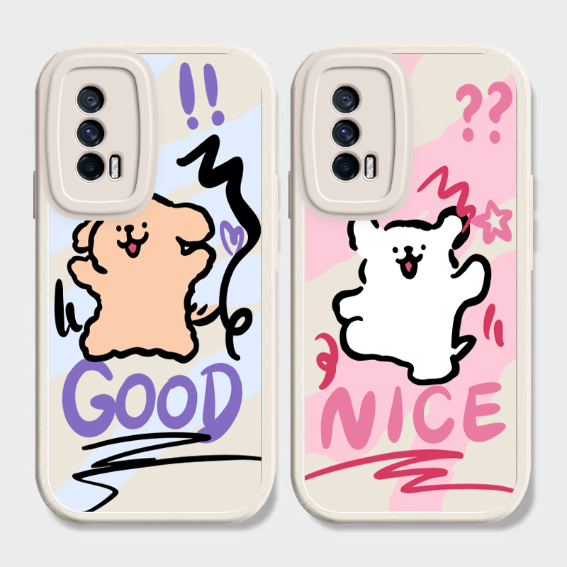 涂鸦小狗vivoiqooneo5手机壳男女新款硅胶iqooneo5s软壳全包镜头防摔套iqooneo5se卡通潮款