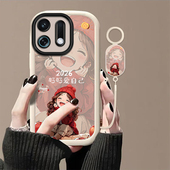 K13s高级感k10活力版 开心女孩适用OPPOK13TurboPro手机壳k12 11x新款 k9pro全包防摔k7软壳oppor15梦境oppor17