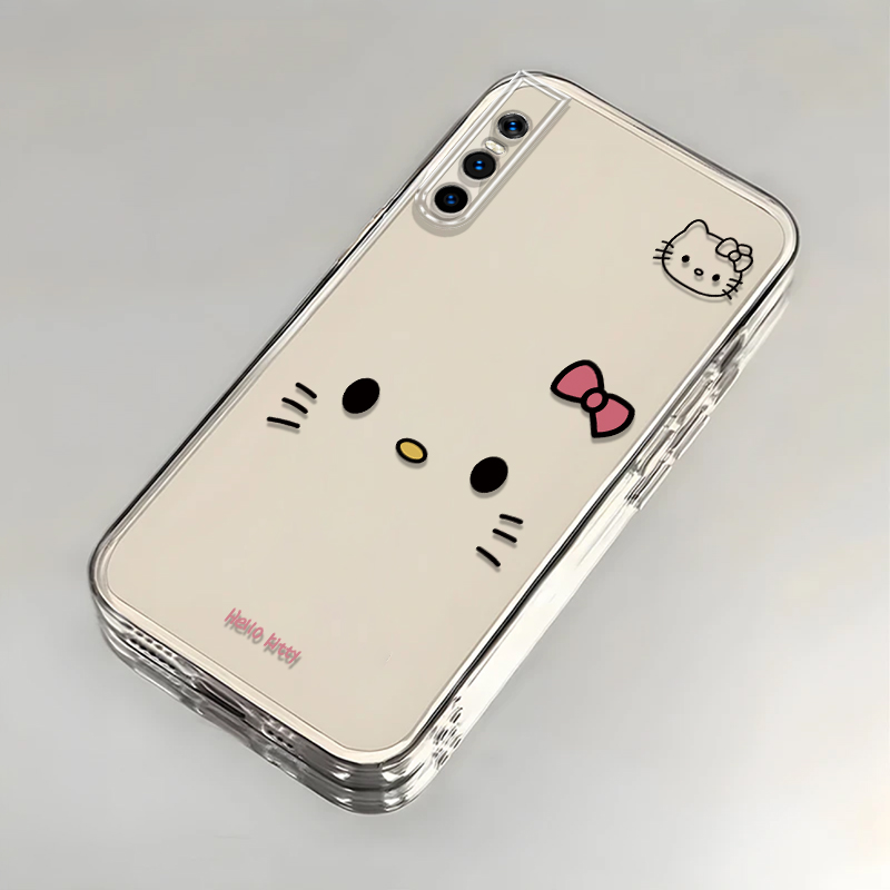 可爱kt猫适用vivoS1Pro手机壳新款V1832A防摔镜头全包男女挂绳创意透明保护套高级感时尚潮外壳个性网红情侣