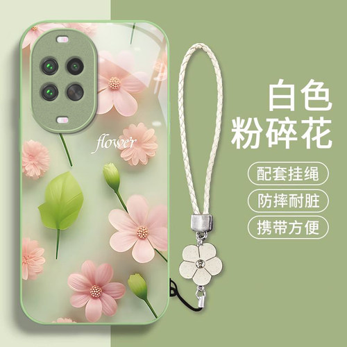 清新雏菊适用华为nova15Ultra手机壳nova14pro/nova12ultra硬13/10pro新款nova9/8se玻璃nova7/6/4防摔nov5i
