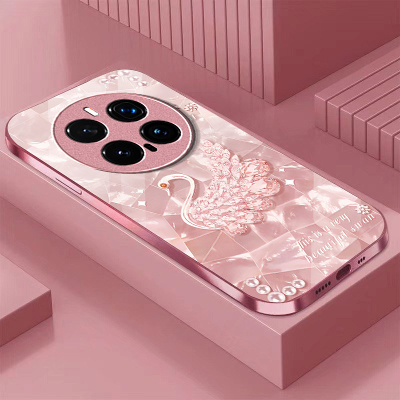 钻石天鹅适用honor荣耀Magic8Pro手机壳Magic7Pro新款Magic6/5玻璃Magic4/3套Play9T/8t硬Play7t/6t荣耀Power