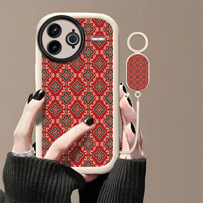 四叶花适用红米K80至尊版手机壳红米k70/k60/k50pro新款k40s高级k30iRedmi红米14r/13r/12r防摔红米14c/13c