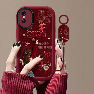 努力做个哇塞的女孩适用苹果X手机壳新款iPhoneX防摔镜头全包男女带挂绳硅胶软壳创意保护套高级感时尚小众