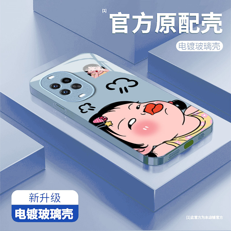 生气女孩适用华为nova15Ultra手机壳nova14pro/nova12ultra硬13/10pro新款nova9/8se玻璃nova7/6/4防摔nov5i