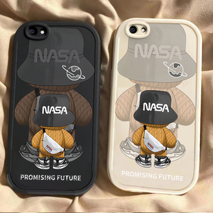 背影潮熊vivox9手机壳x9s男女新款 硅胶软壳x9plus全包镜头防摔套卡通