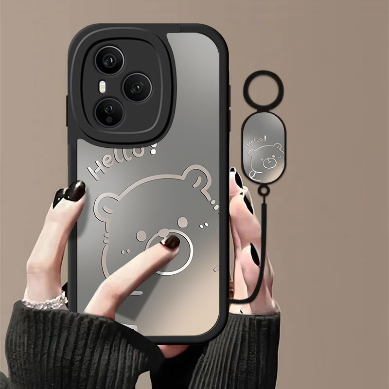 渐变水豚适用荣耀400Pro手机壳honor300Ultra新款200/100Pro+高级90/80GT70/60/50防摔30/20se9/8x荣耀v40/30