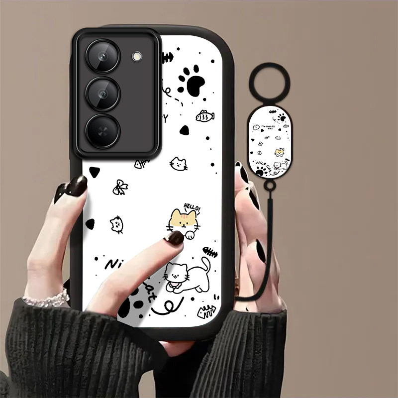 适用红米Note15R手机壳红米Note14/13/12pro+新款12/11r高级红米note10/9全包5g防摔11se小猫鱼骨turbo3/4Pro