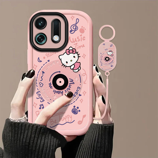 光碟猫咪适用OPPOK13TurboPro手机壳k12/11x新款K13s高级感k10活力版k9pro全包防摔k7软壳oppor15梦境oppor17