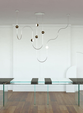 Rich Brilliant Willing设计师Vitis玻璃吊灯餐厅个性线条葡萄灯