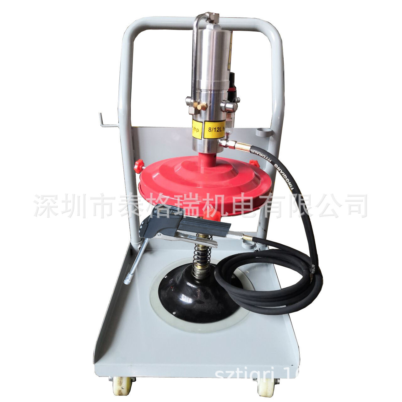 移动式数显黄油加注机 气动黄油注油机 气动计量黄油枪数显干油泵