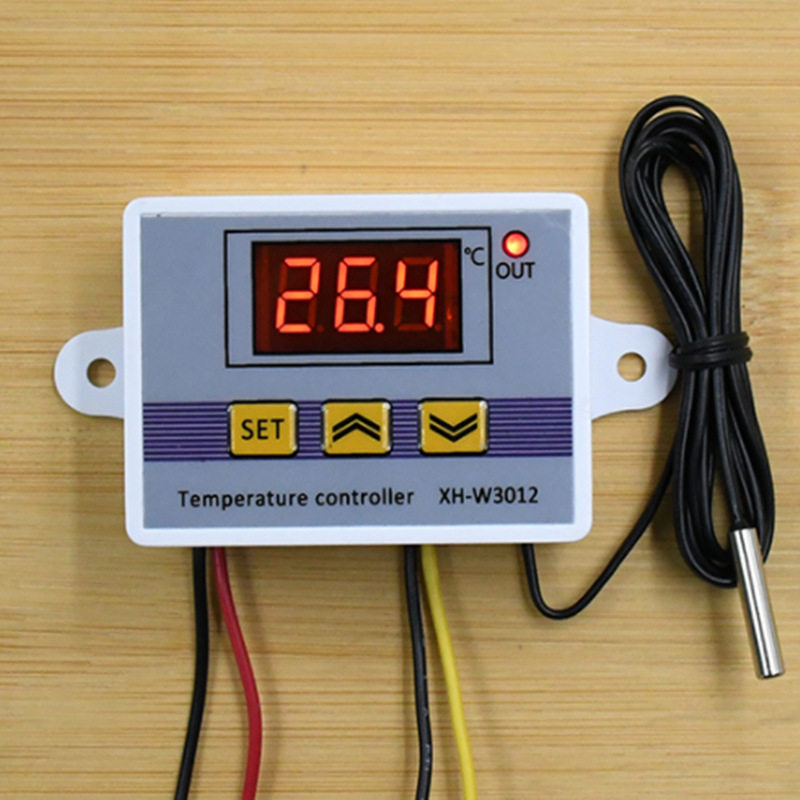 XH-W3012数字温控器 宠物保温机箱数显温度控制开关0.1度 12V
