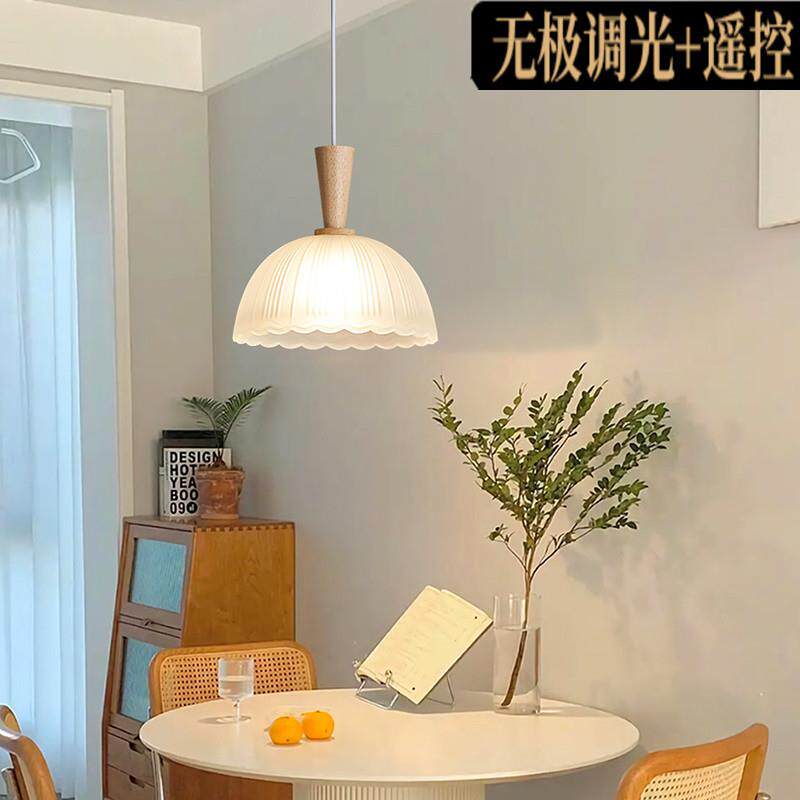 北欧原木风日式餐厅吧台民宿过道衣帽间简约卧室床头玻璃阳台吊灯