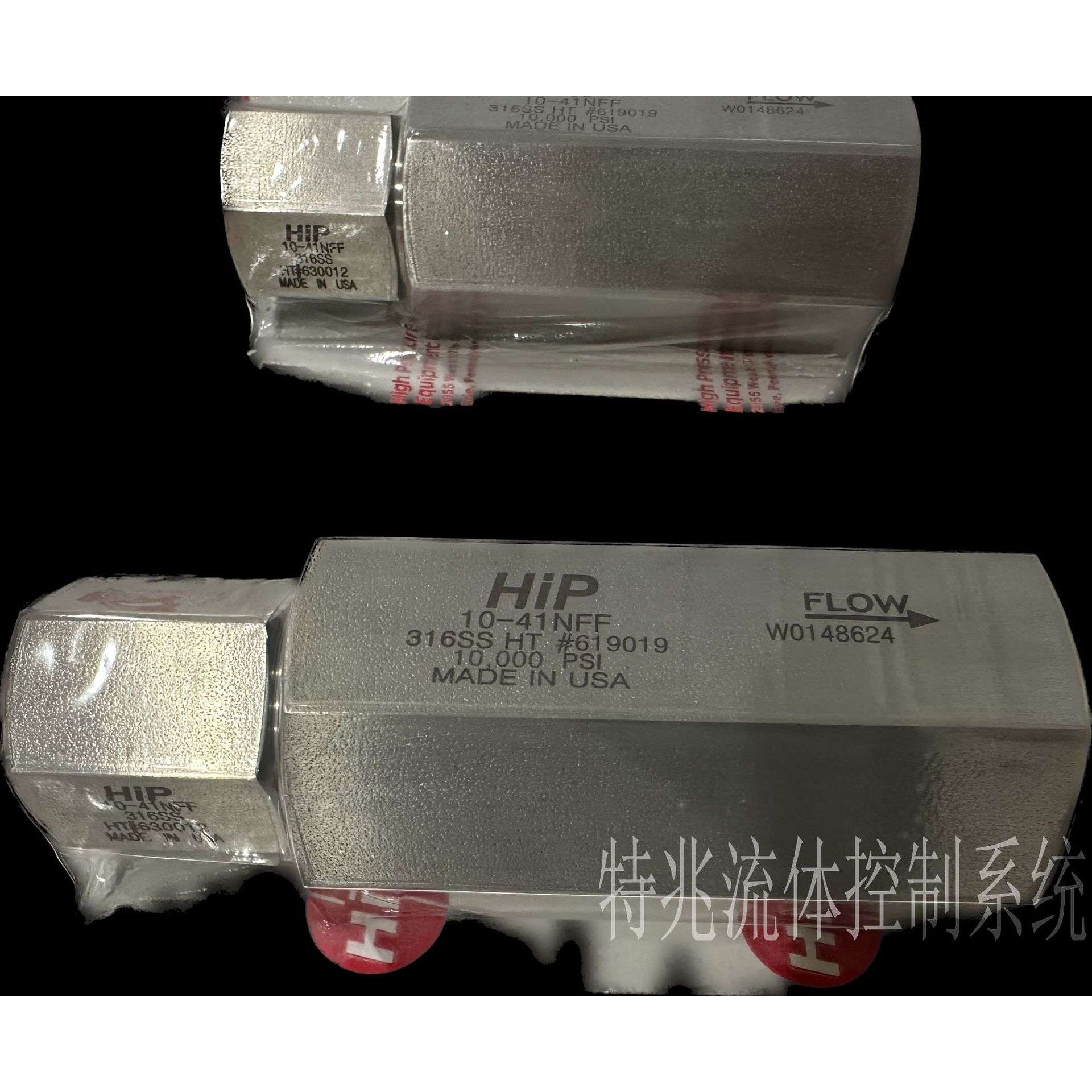超高压单向阀30000PSI 高压HIP30-41HF4-T不锈钢单向阀 1/4