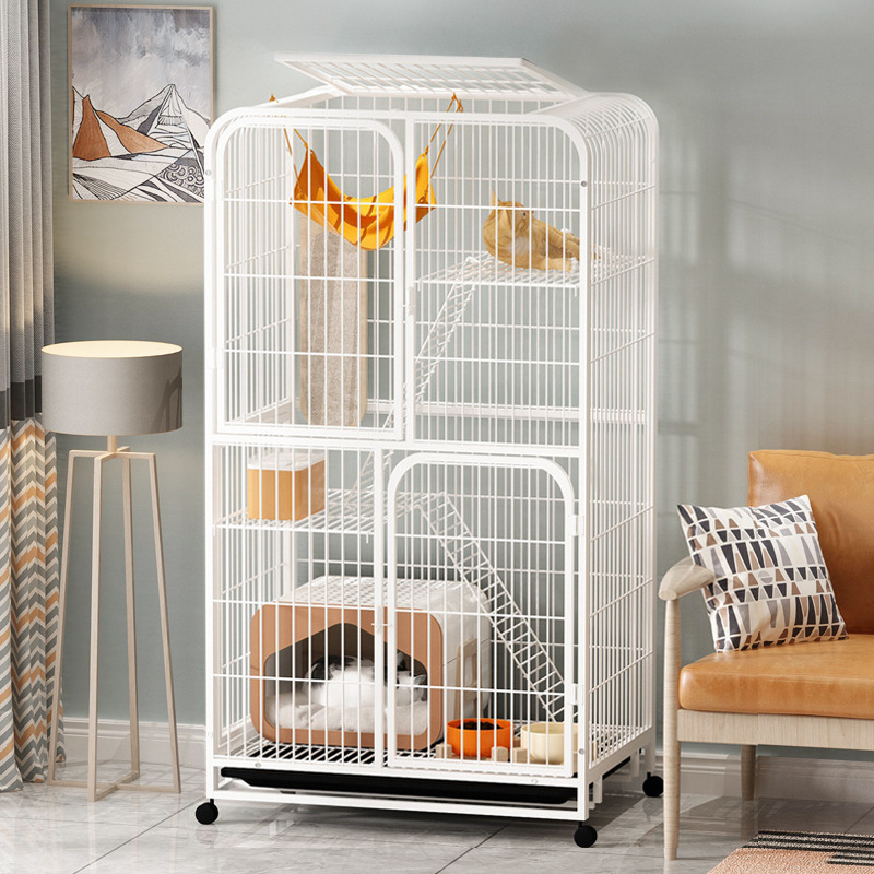 猫笼家用小型中型猫咪猫窝用品带厕所室一体内猫别墅超大自由空间