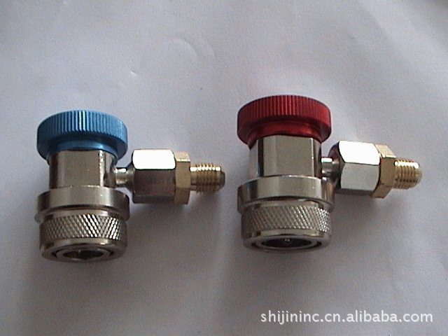 R134A 汽车空调可调接头 快速接头 加氟加液工具 QC-17 qc-l h