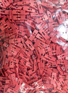 2.54mm长柄开口跳线帽彩色 2.54排针连接器2P插针短路帽蓝黄红绿