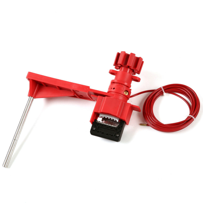 诺腾单挡臂球阀锁带缆绳工业阀门安全锁具多功能球阀锁具NT-U05