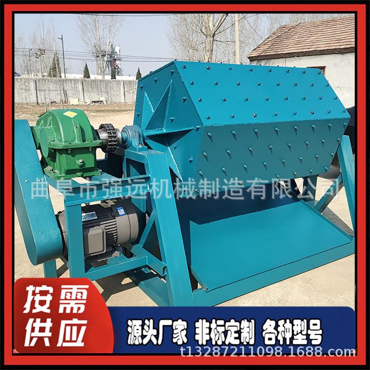 六角抛光去毛刺机 铁件滚筒式除锈研磨机 八角滚筒抛光机