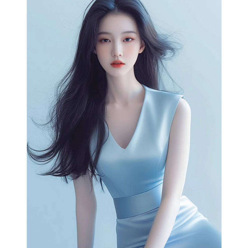 夏季法式高端精致气质女