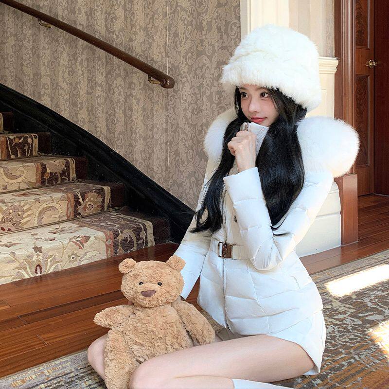 ~2024新款毛领棉服女冬季