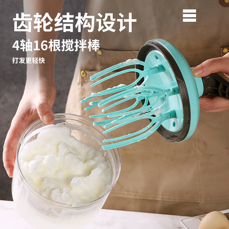 直销奶油打发器手动家用蛋糕打奶器甩蛋半自动小型打蛋器