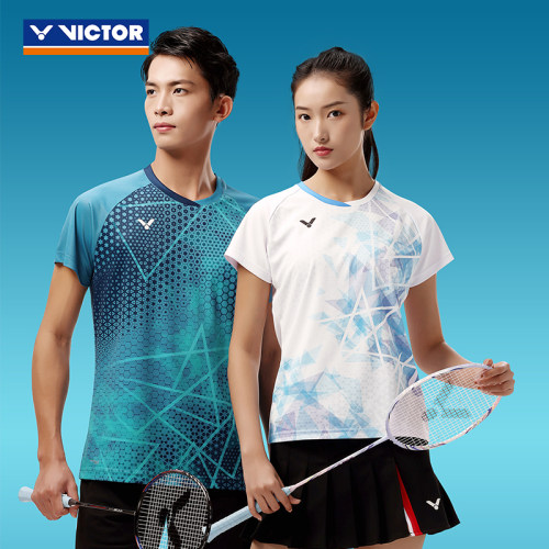 VICTOR男女T恤球员推广大赛服