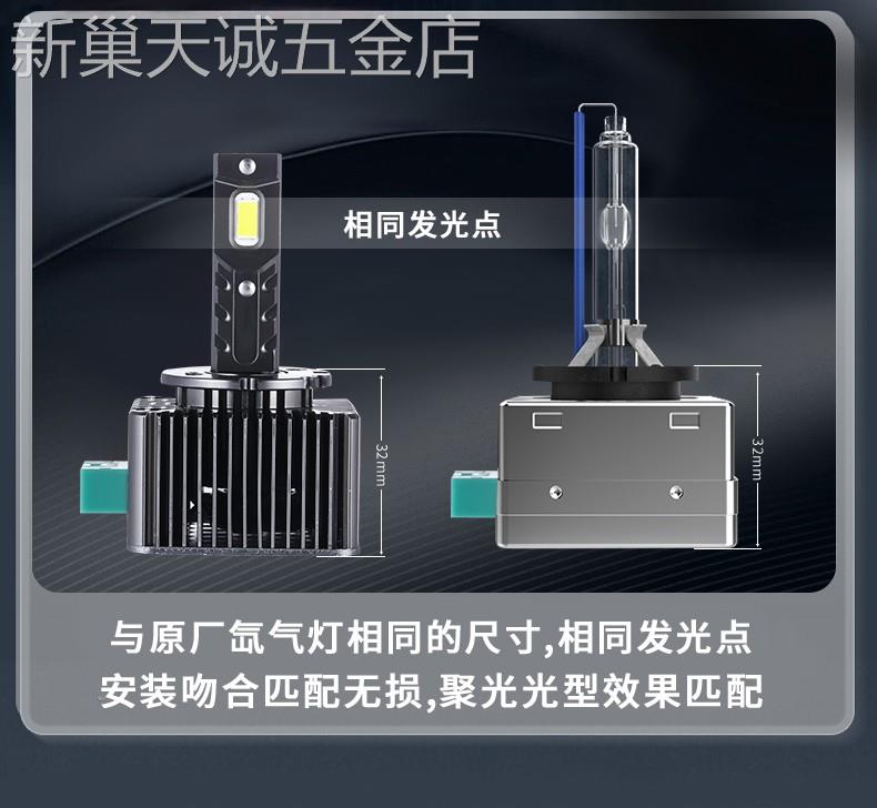 适用于D3S车灯led大灯D1SD2SD4SD5D8S透镜氙气灯远近光一体汽车灯