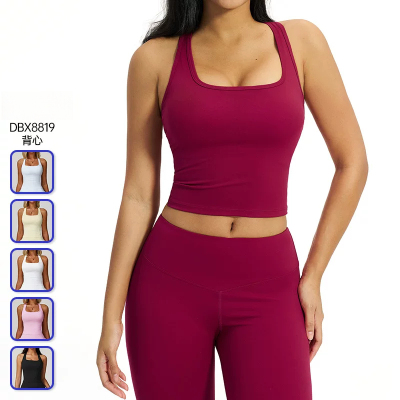 DFYNE同款磨毛工字美背运动背心