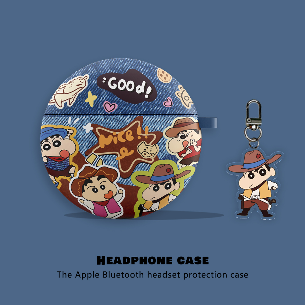 大力 牛仔小新适用新款塞那s8s AI Max耳机套SanagS6S pro蓝牙耳机保护套赛那s6s Ultra高级感磨砂软壳防摔纳