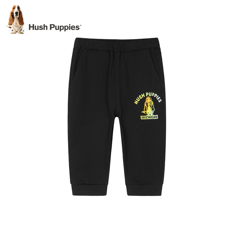 暇步士童装男童裤子夏季新款儿童休闲七分短裤大童宝宝宽松运动裤