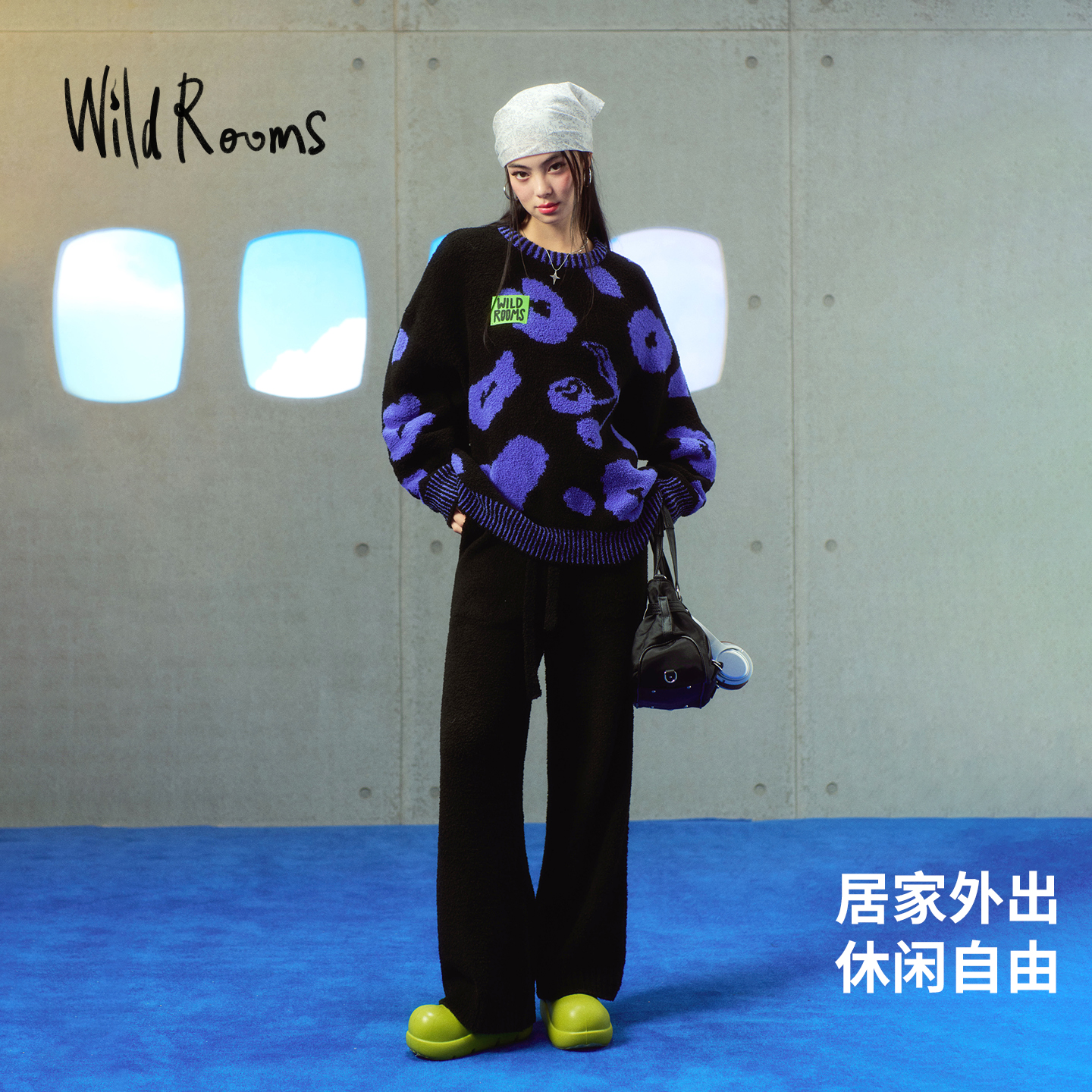 WildRooms百搭显瘦半边绒可外穿