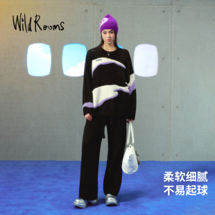 WildRooms圆领套头家居服女款 2025年秋冬休闲百搭可外穿保暖睡衣