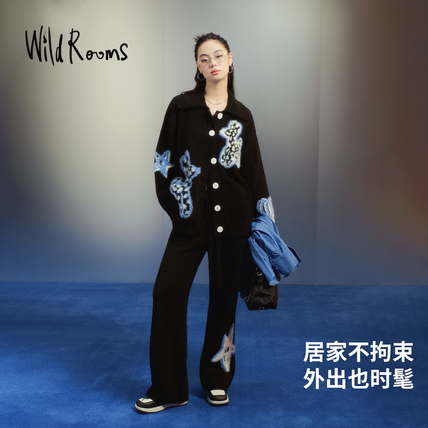 WildRooms明星同款黑色气球狗