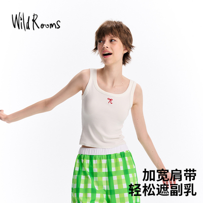 WildRooms新款修身遮副乳吊带