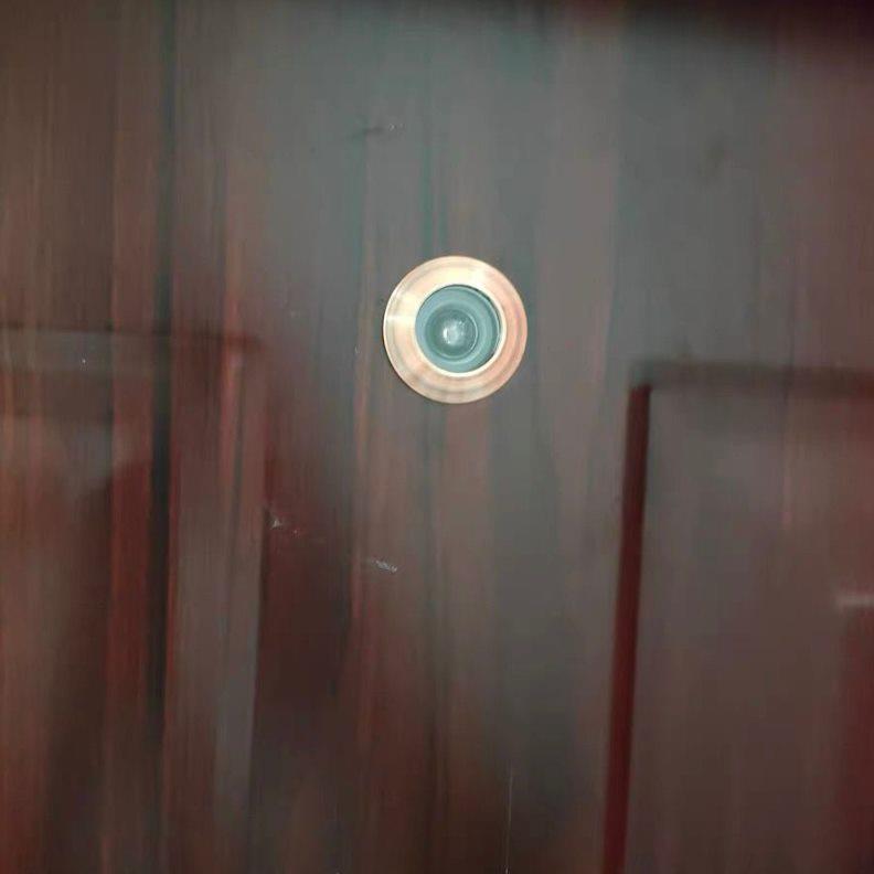 防盗门猫眼门镜家用监控摄像头门铃堵孔通用二合一盖器上入户大门