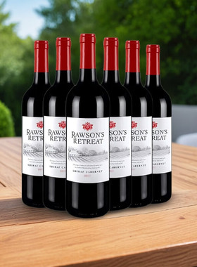 洛神山庄混酿赤霞珠设拉子干红葡萄酒澳洲进口750ml/6瓶聚餐送礼