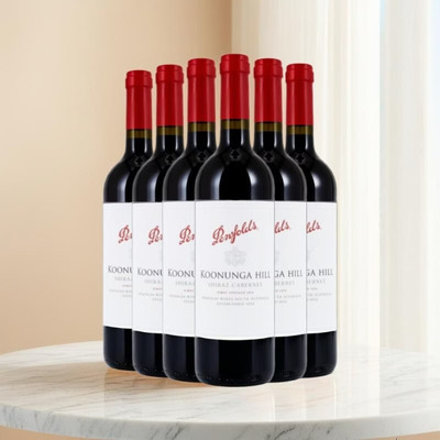 奔富Penfolds蔻/寇兰山混酿设拉子赤霞珠红葡萄酒进口750ml六支