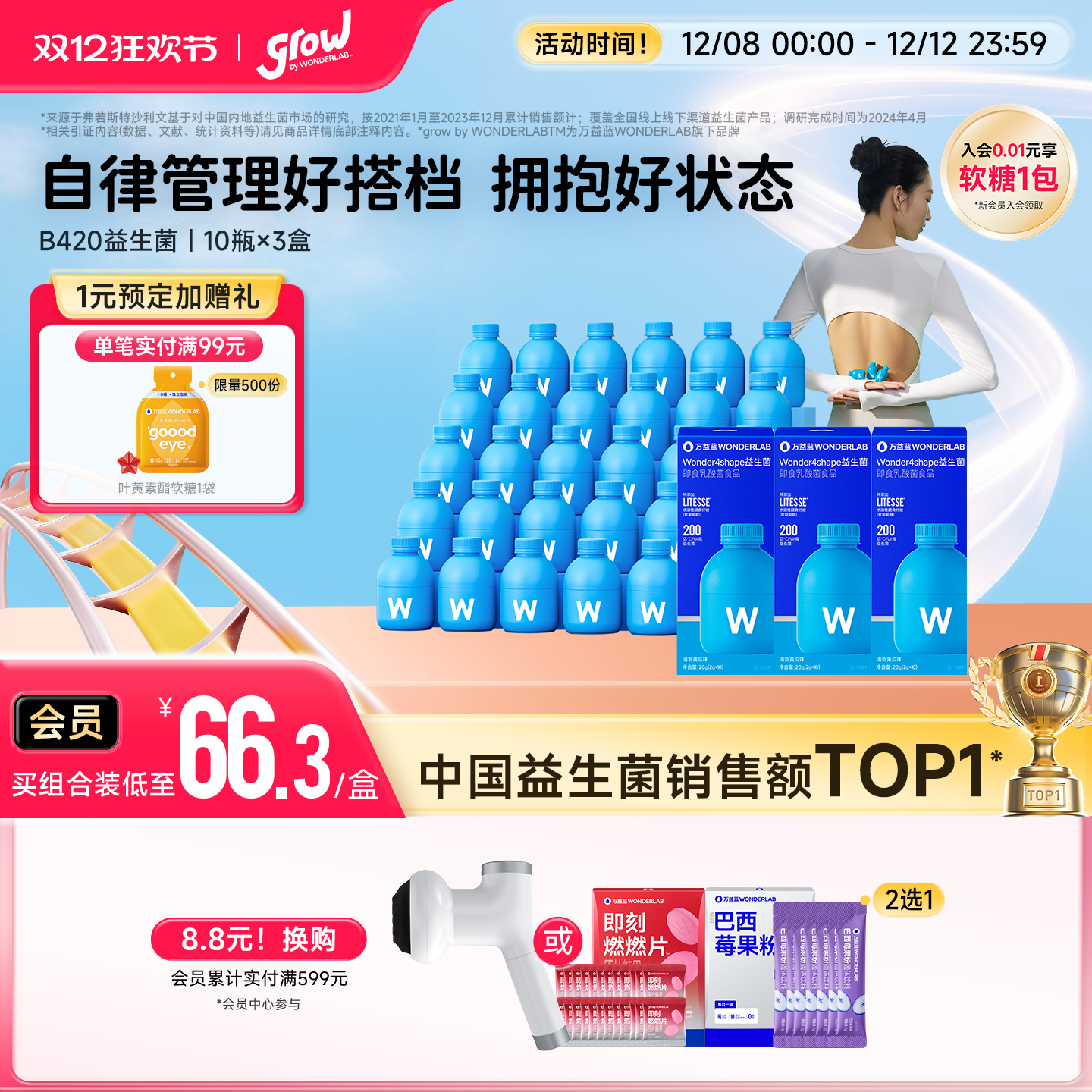 万益蓝WonderLabB420益生菌