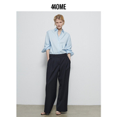 衬衫 440ME女装 智性风微宽松轻薄简约全棉休闲通勤长袖 FCSS0240W