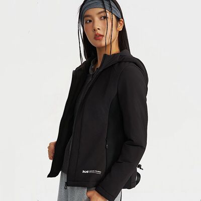 红一号秋冬新款保暖棉服修身连帽外套女51177加厚男外穿棉衣51178
