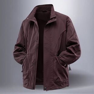 三防立领冲锋外套男秋冬季防风冬装美式飞行夹克休闲宽松工装上衣