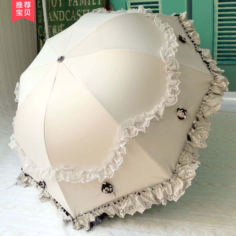 天堂伞太阳伞防紫外线遮阳伞韩版折叠学生蕾丝防晒睛雨伞双人两用怎么样,好用不?