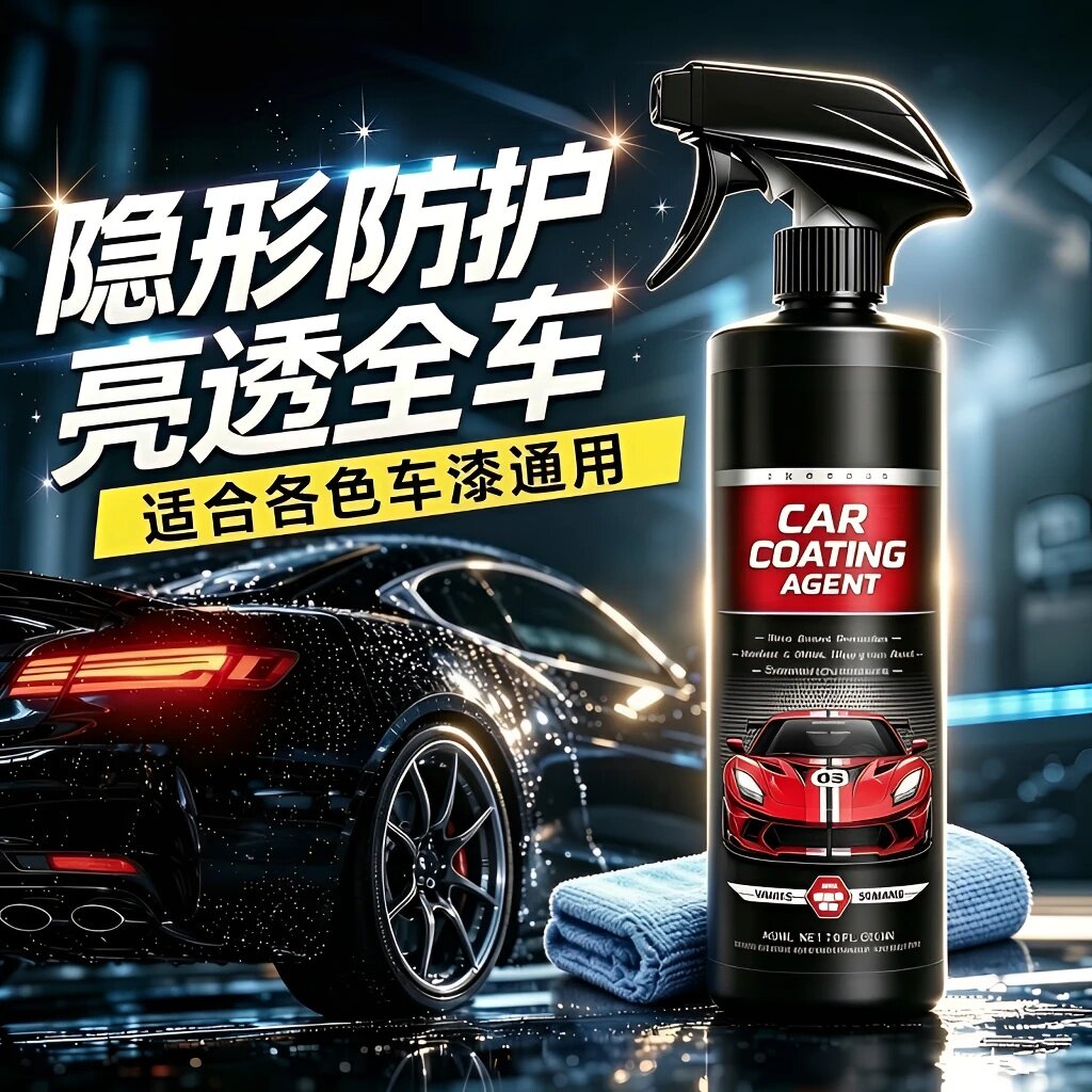 Procher普路驰汽车漆面镀膜剂隐形防护亮透全车适合各色车漆通用