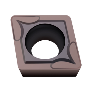 数控刀片CCMT060204不锈钢外圆刀头镗内孔菱形精车刀粒CCGT060202