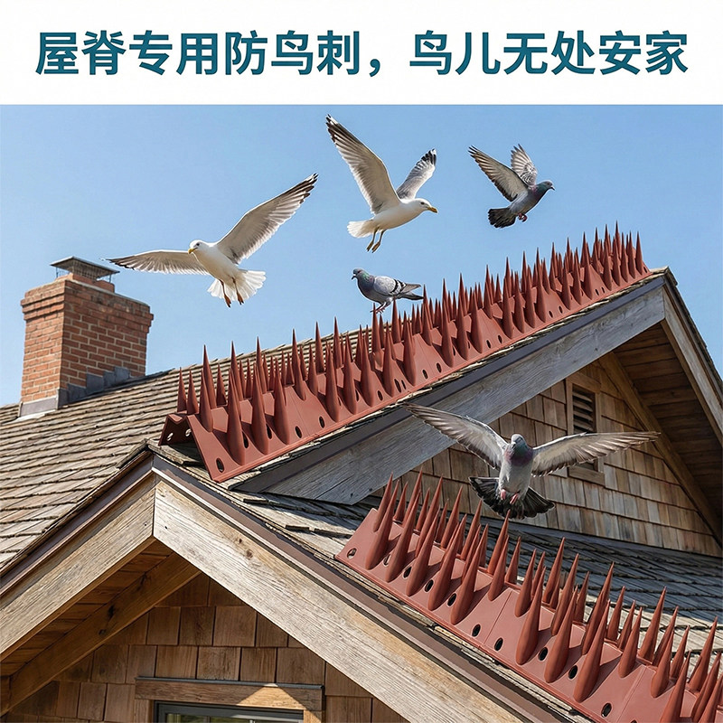 屋脊专用防鸟放猫刺钉图片